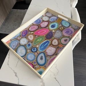 Agate Boho Tray